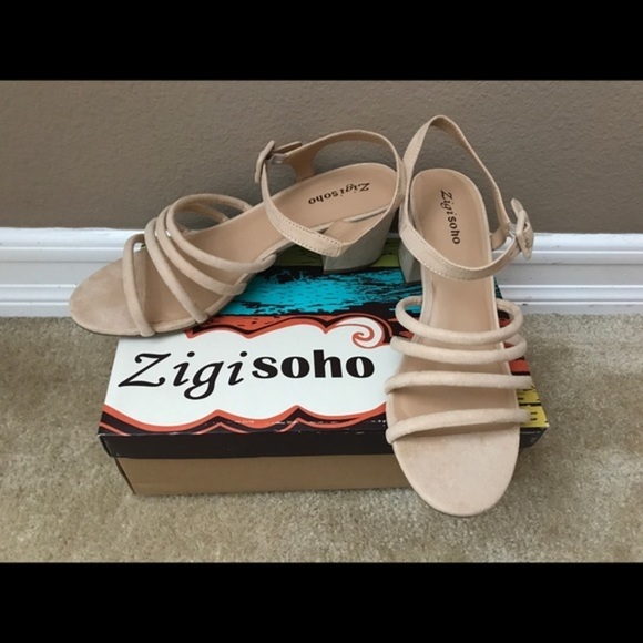 ZIGIny Women's Gladys Dress Sandal Natural Sz 10M - Picture 3 of 7